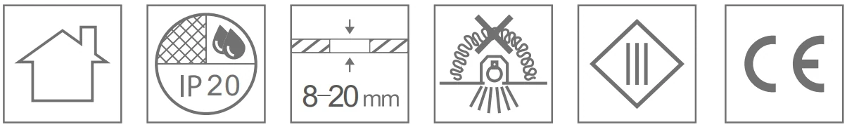 Karma Pin-Hole Round/Trim — техникийн тэмдэглэгээ