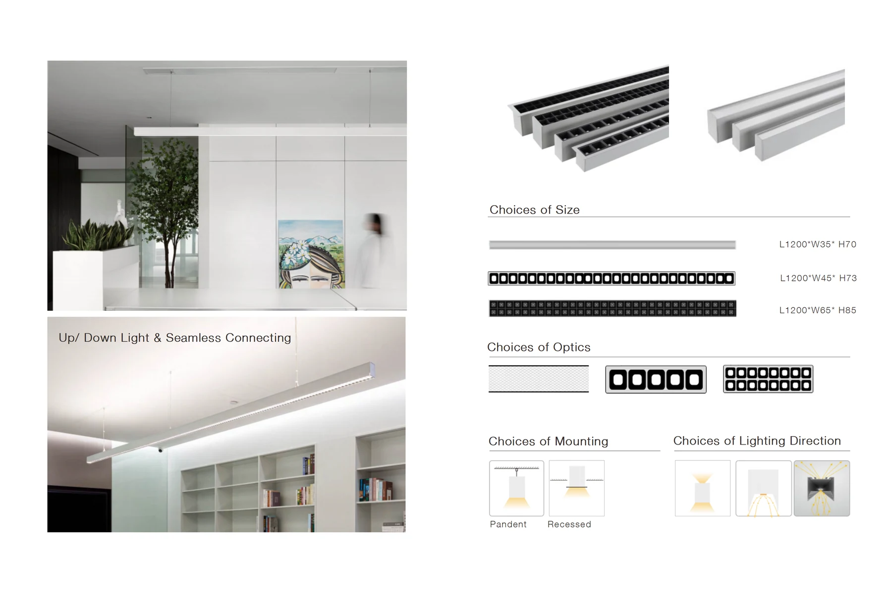 HG PRO Recessed (Anti-glare louvre) — дэлгэрэнгүй зураг