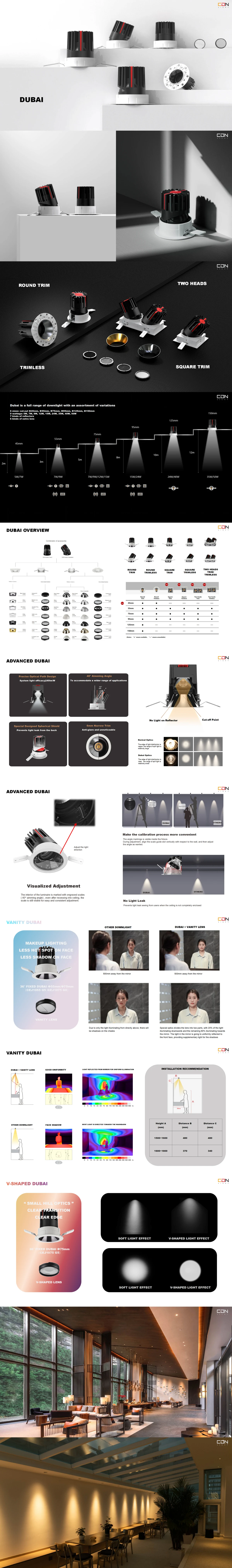 Dubai Two Heads Trimless/Fixed — дэлгэрэнгүй зураг